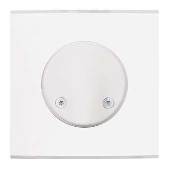 Façade CONFIDENCE LAITON BLANC SIMPLE SC A AIMANT|Modelec-MD8197-413M