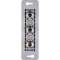 Mécanisme RENFORCE ETROIT LONG NOIR 1 VA ET VIENT + 2 POUSSOIRS|Modelec-MD8072-024G