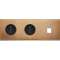 Façade CONFIDENCE LAITON VIEUX BRONZE TRIPLE HORIZONTALE PC PC M1|Modelec-MD8313-417M