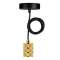 Suspension Riga E27 Or 1.5M 2C Noir|Bailey-BIY141472