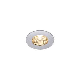 PATTA-I encastré plafond, rond, alu brossé, LED 7,3W 1800-3000K|SLV-DC51002100