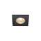 PATTA-I encastré plafond, carré, noir, LED 7,3W 1800-3000K