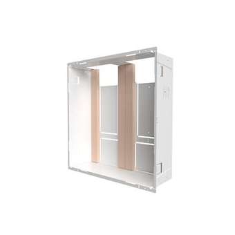 Lot de 4 Bacs tech 2 travées PC+3R+1R en 160mm de profondeur BL|Atole-AOEBTT16BLX4