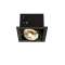 KADUX, encastré de plafond intérieur, simple, noir mat, GU10/QPAR111, 75W max|SLV-DC5115540