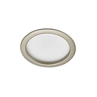 P10 - Downlight IP20/65, rond D105mm fixe nickel, 90DEG, LED intég.10W 3000K 80|Aric-ARI50540