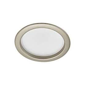 P10 - Downlight IP20/65, rond D105mm fixe nickel, 90DEG, LED intég.10W 3000K 80|Aric-ARI50540
