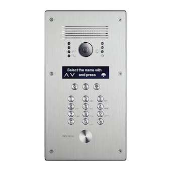 Platine monobloc à défilement de noms Linea 300|Bticino-TIC308040