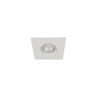 Spot SWIFT GU10/GU5.3 carré fixe, blanc IP65|Europole-POL2660