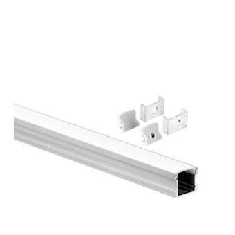 LEDline - Kit profile alum et diffuseur dépoli 2 mètres + clips + embouts|Aurora-ABIENCH1062KIT