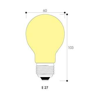 INC - K60 Carrefour 60X90 235V 60W E27 8000h|Aurora-ABIAH2947DF