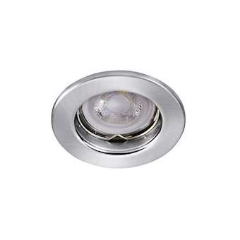 SATURNE - Encastré GU5,3, rond, fixe, nickel, lampe non incl.|Aric-ARI4605