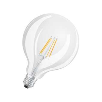 OSRAM LED FIL GLOBE40 Claire 827 E27 4W 470lm Verre ø124|Ledvance-OSR591455