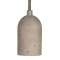 Suspension Béton E27 + 1.5M Cordon Textile Noir/Blanc|Bailey-BIY139711