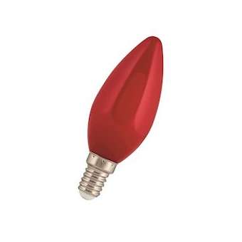 Led Party C35 E14 1W Rouge|Bailey-BIY80100040070
