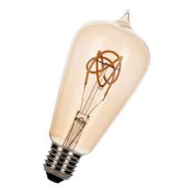 Spiraled Nostalgic St64 E27 Dim 4W (14W) 130Lm 919 Or|Bailey-BIY143034