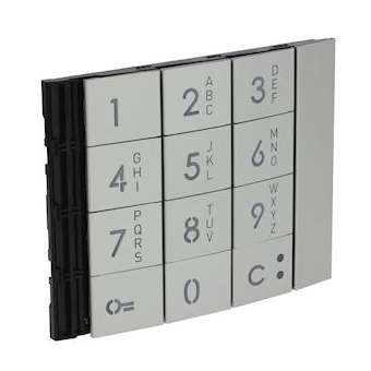 Façade Sfera New pour module électronique clavier Allmetal|Bticino-TIC353001