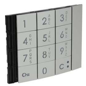 Façade Sfera New pour module électronique clavier Allmetal|Bticino-TIC353001