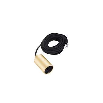 FITU E27 suspension, ronde, laiton, max. 60W, câble nu de 5m|SLV-DC51002168