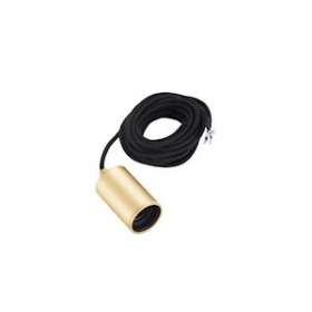 FITU E27 suspension, ronde, laiton, max. 60W, câble nu de 5m|SLV-DC51002168