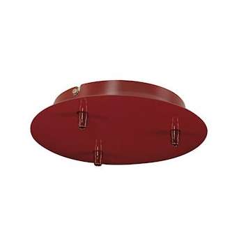 FITU, patère 3 passe-fils, rond, bordeaux|SLV-DC5132616
