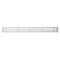 Grille de soufflage linéaire de 1000x100 mm en aluminium blanc mate