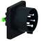 Connect TD 400V 3P+N+T 6H 32A IP44 noir