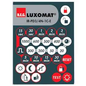 IR-PD3/4N-1C-E Télécommande à infrarouge pour PD3-4N-1C|Beg-BE493110
