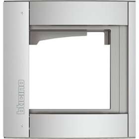 Châssis et cadre support Sfera New - 1 module Allmetal|Bticino-TIC350211