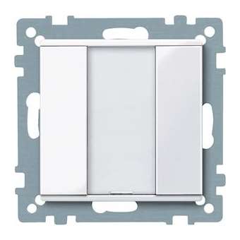 KNX M-Plan - commande multifonction - 2 BP - antimicrobien brillant|Schneider Electric-SCHMTN617125