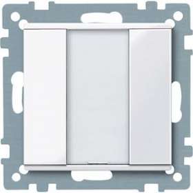 KNX M-Plan - commande multifonction - 2 BP - antimicrobien brillant|Schneider Electric-SCHMTN617125
