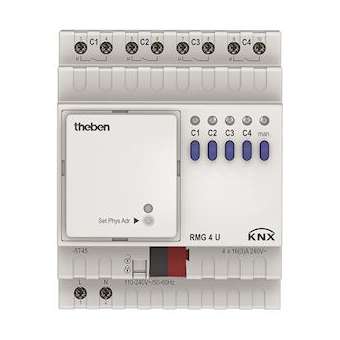 Module base Actionneur commutation 4c + fonctions logiques RMG 4 U KNX|Theben-THB4930223
