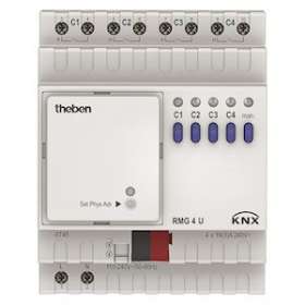 Module base Actionneur commutation 4c + fonctions logiques RMG 4 U KNX|Theben-THB4930223