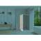 Smart Design fixe 80 profilé blanc verre transparent