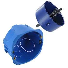Lot de 300 Blue Box D67 prof40mm + 1 scie-cloche|Blm distribution-BLI613409