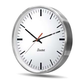 Profil 740 Afnor TBT Heure Minute Seconde, traits, cadran inox|Bodet Time & Sport-BDT985927