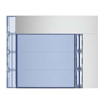 Façade Sfera New pour module électronique audio 3 appels Allmetal|Bticino-TIC352031