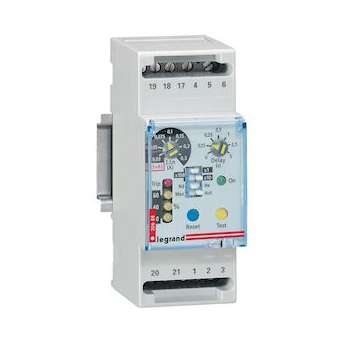 Relais différentiel pour DPX et DPX³ enclipsable sur rail - 2 modules|Legrand-LEG026088
