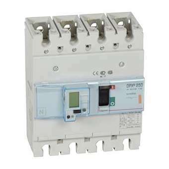 Disjoncteur électronique DPX³250 pouvoir de coupure 25kA 400V~ - 4P - 250A|Legrand-LEG420319