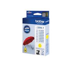 Cartouche d'encre jaune haute capacité (1200 pages) pour DCP-J4120DW, MF|Brother france-BRTLC225XLY