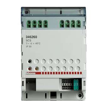 Relais BUS pour commande d'ouverture ou gâche 12V pour automatismes|Bticino-TIC346260