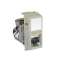 Prise RJ45 blindée cat.6A STP Living Now 1 module - sable|Bticino-TICBTKM4279C6AS
