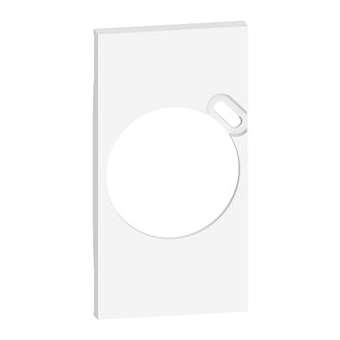 Plastron de finition Living Now pour prise Surface avec chargeur Type-C - blanc|Bticino-TICBTKW62