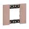 Plaque de finition Living Now Collection Les Sables 2 modules finition Cuivre|Bticino-TICBTKA4802ZM