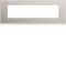 Plaque gallery 8 modules entraxe 71mm placage aluminium|Hager-HAGWXP2008