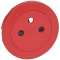 Enjoliveur Céliane pour prise de courant 2P+T Surface rouge pour repérage|Legrand-LEG068040