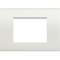 Plaque carrée Livinglight Neutre 3 modules - Blanc|Bticino-TICLNA4803BI