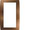 Kallysta classic plaque 2 postes verticale entraxe 57 peinture métal Auburn|Hager-HAGWK486