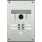 Platine antivandale à bouton poussoir Linea 300 pour 2 à 4 appels façade Inox