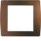 Kallysta classic plaque 1 poste peinture métal Auburn|Hager-HAGWK481