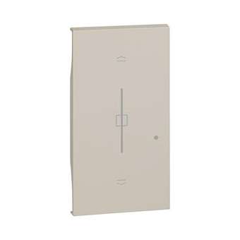 Enjoliveur Living Now with Netatmo pour commande volets 2 modules - sable|Bticino-TICBTKM43M2